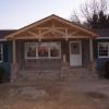 After building post & beam gable style front porch.
